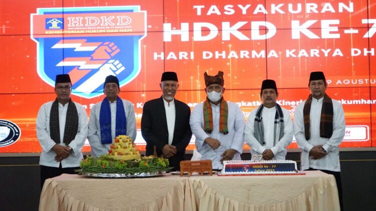 Tasyakuran HDKD Kanwil Kemenkumham Sumbar