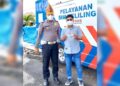 Warga memanfaatkan layanan SIM keliling Polresta Padang. (IST)