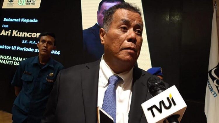 Rektor UI Ari Kuncoro. (Rahel/detikcom)