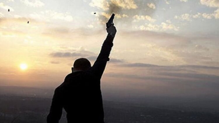 Ilustrasi tembakan peringatan. (net)