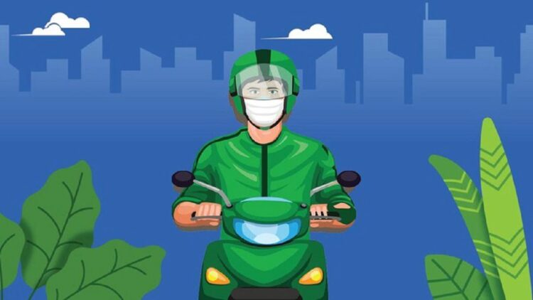 Foto: ilustrasi Ojol. (Infografis detikcom/M Fakhry Arrizal)