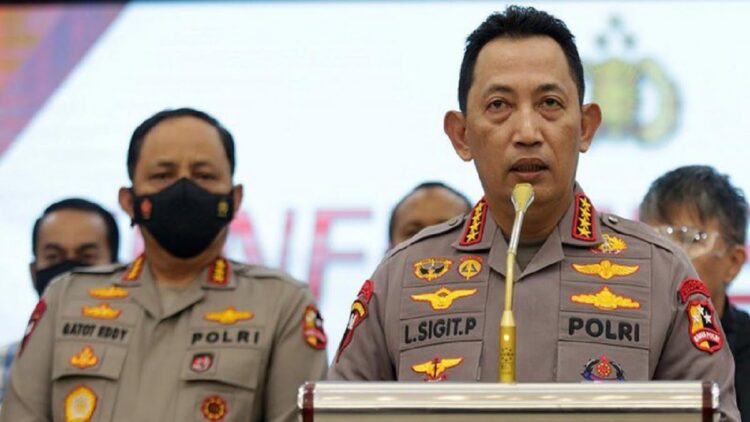 Kapolri Jenderal Listyo Sigit Prabowo. (net)