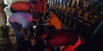 Penjaga Plang Perlintasan KA di Padang Meninggal Usai Memoto 8 Petugas penjaga perlintasan KA di Padang meninggal dan dievakuasi tim SAR.