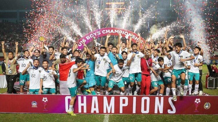 Timnas U-16 Dapat Kucuran Bonus Rp500 Juta Usai Juara Piala AFF 1 timnas indonesia U-16 juara Piala AFF 2022