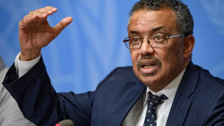 Dirjen WHO, Tedros Adhanom Ghebreyesus. (Foto: FABRICE COFFRINI/AFP)