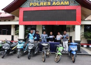 Polres Agam Ungkap Enam Kasus selama Operasi Sikat, 7 Tersangka Ditangkap