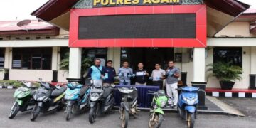 Polres Agam Ungkap Enam Kasus selama Operasi Sikat, 7 Tersangka Ditangkap 8 Polres Agam Ungkap Enam Kasus selama Operasi Sikat, 7 Tersangka Ditangkap