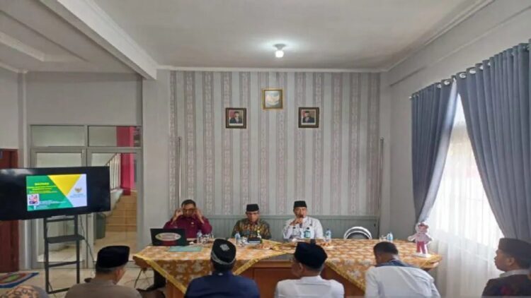 Sosialisasi zakat penghasilan bagi ASN di Lapas Kelas IIB Lubukbasung, Jumat (22/9). (Antara/HO-Dok Lapas Kelas IIB Lubukbasung)