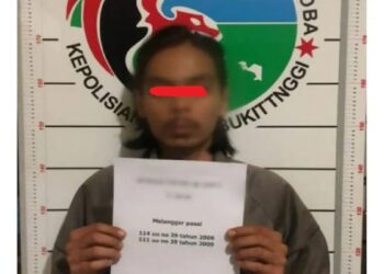 Edarkan 1 Kg Ganja, Seorang Mahasiswa Perguruan Tinggi di Padang Diringkus di Bukittinggi