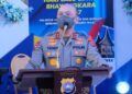 Kapolda Sumbar: Jajaran Lantas Miniatur Tugas Pokok Polri 2 Kapolda Sumbar Irjen Pol Teddy Minahasa Putra saat peringatan Hari Lalulintas Bhayangkara ke-67