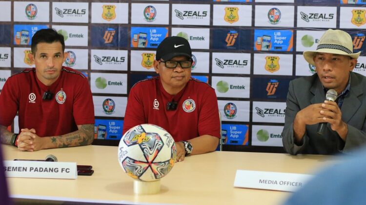 Press match conference PSDS kontra Semen Padang FC