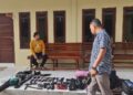 Barang bukti aksi pencurian dari komplotan Mentawai
