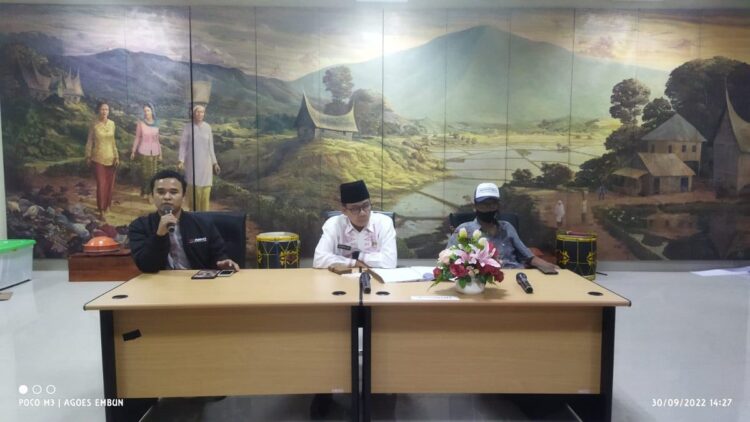Jumpa pers Pekan Kebudayaan Sumbar 2022
