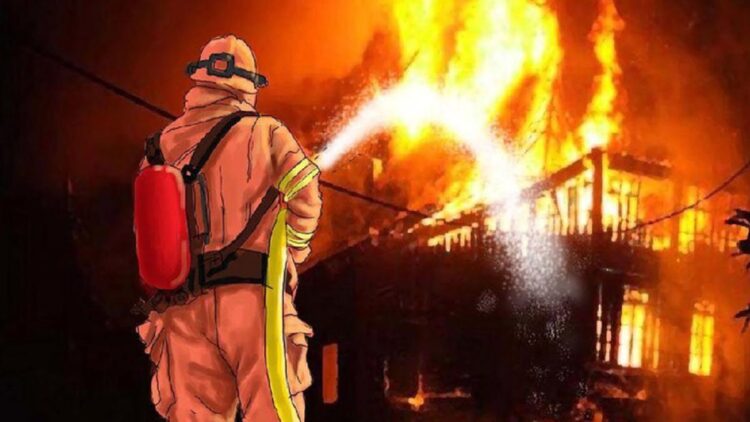 Foto ilustrasi kebakaran. (Edi Wahyono/detikcom)