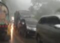 Kemacetan terpantau di kawasan Sitinjau Lauik