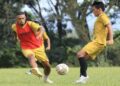 Latihan pemain Semen Padang FC jelang laga lawan Perserang