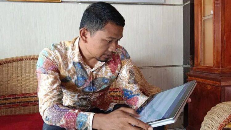 Juru Bicara Pengadilan Negeri Lubukbasung, Adam Malik. (ANTARA/Yusrizal)