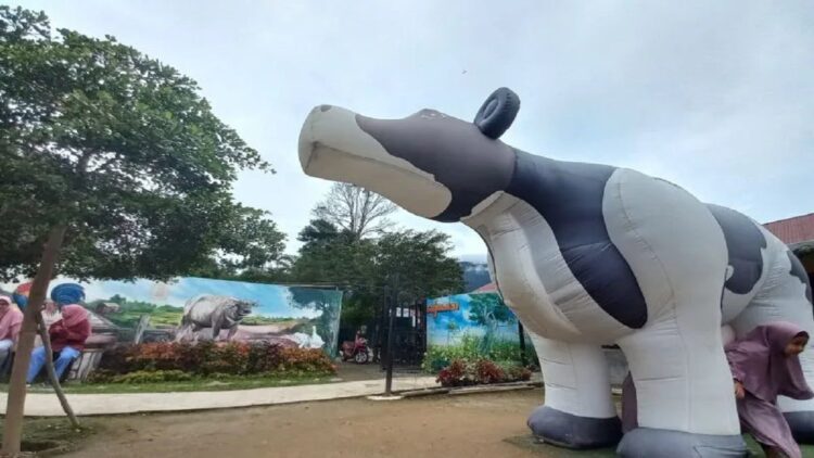 Lassy Dairy Farm di Agam, Berkembang lewat Konsep Rekreasi, Edukasi dan Konsumsi Susu Sapi 1 Wisata Keju Lassy Dairy Farm sebagai objek wisata peternakan dan edukasi di lereng Gunung Marapi, Agam, Sumatera Barat. Tempat ini mampu mengedukasi warga tentang pentingnya konsumsi susu sapi dan peternakan hewan. (Antara/Antara)