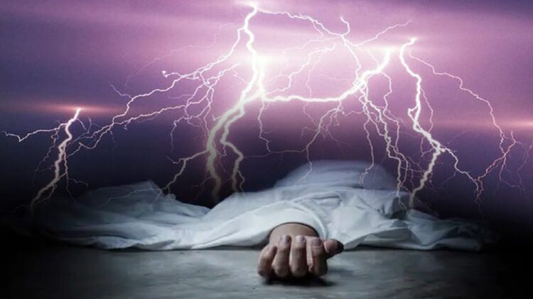 Ilustrasi tewas tersambar petir. (net)