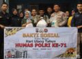HUT Humas Polri, Bidhumas Polda Sumbar Anjangsana ke Rumah Wartawan 6 Anjangsana Bidhumas Polda Sumbar ke rumah wartawan senior