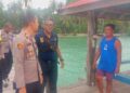 Beri Rasa Aman Warga yang Berliburan, Kapolsek Bungus Teluk Kabung Patroli Pulau Wisata
