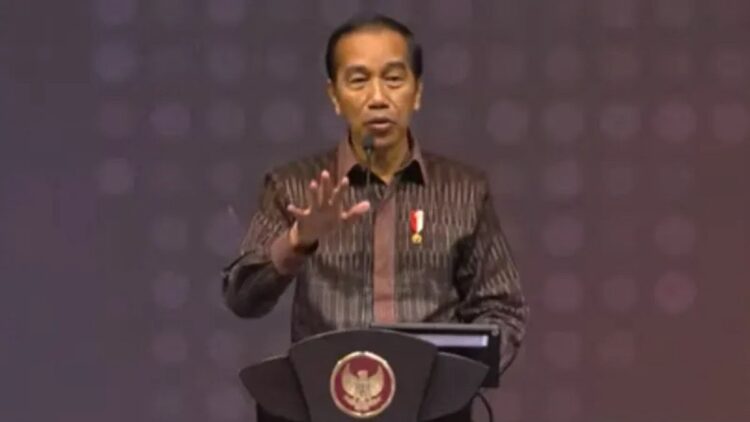 Tangkapan layar - Presiden Jokowi saat membuka Trade Expo Indonesia Ke-37 Tahun 2022, Kabupaten Tangerang, Banten, Rabu (19/10). (ANTARA/Indra Arief)
