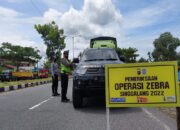 Operasi Zebra Singgalang Dimulai, Polisi di Padang Tilang Puluhan Pengendara