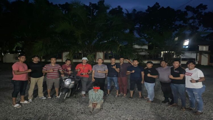 Pelaku pencurian motor di Padang ditangkap polisi di Pasbar. (IST)