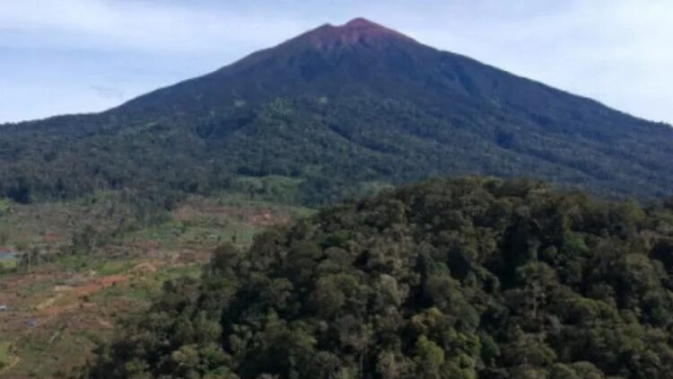 Gunung Kerinci, Jambi. (ANTARA FOTO/Wahdi Septiawan)