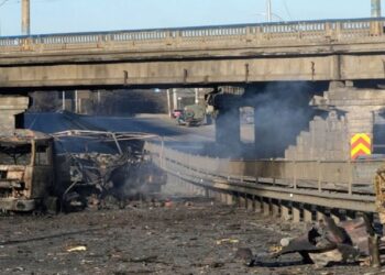 Serangan Pesawat tanpa Awak Rusia Hancurkan Kendaraan Militer Ukraina di Mykolaiv