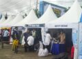 Suasana di stand pameran dan bazaar BPVP Padang