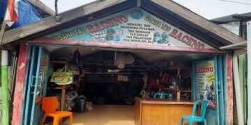 Usaha tas baceno milik Anarizal yang terdampak pasca pandemi