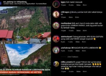 Meski Ditolak, BKSDA Sumbar Pastikan Pembangunan Landmark Lembah Harau Tetap Dilanjutkan