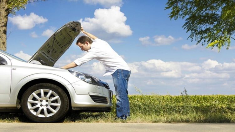 Ilustrasi mobil mogok. (net)