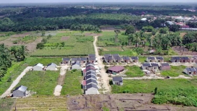 Salah satu perumahan subsidi di Pasaman Barat yang mulai diminati masyarakat. (Antara/Altas Maulana).