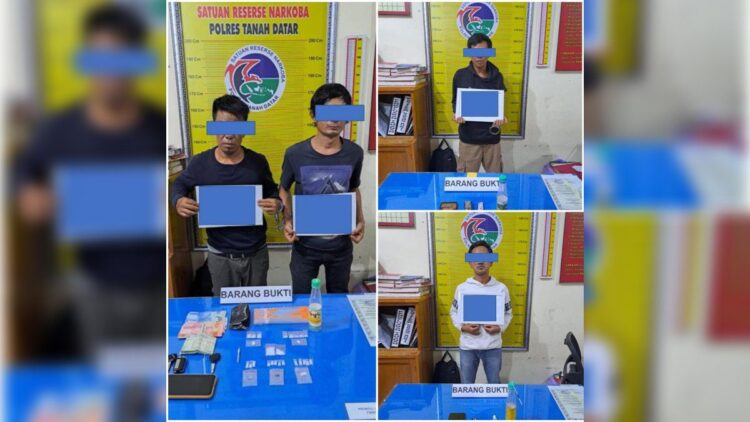Polres Tanahdatar Ringkus 4 Pelaku Narkotika, 26 Paket Sabu Ikut Diamankan 1 Pengungkapan kasus narkotika yang dilakukan Polres Tanahdatar. (Istimewa)
