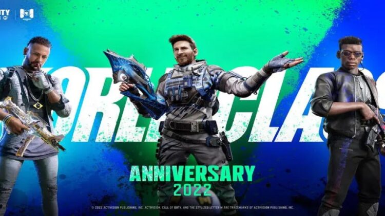 Pesepak bola dunia Lionel Messi, Neymar Jr., dan Paul Pogba berkolaborasi dengan penerbit dan pengembang game Garena untuk hadir dalam Call of Duty Mobile (CODM). (ANTARA/HO-Garena Indonesia)