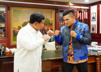 Menhan Prabowo bertemu Jeka Saragih