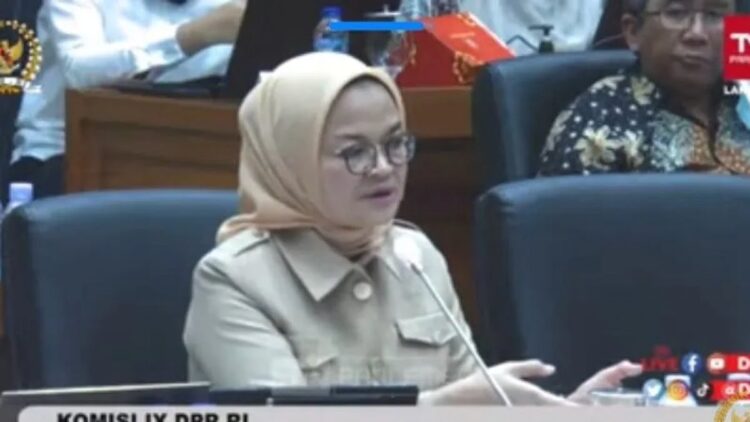Tangkapan layar - Kepala BPOM RI Penny K Lukito dalam Rapat Kerja bersama Komisi IX yang diikuti dalam jaringan di Jakarta, Rabu (2/11/2022). (ANTARA/Andi Firdaus).