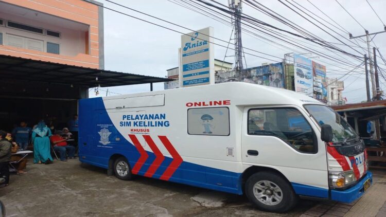Pelayanan SIM keliling Polresta Padang kembali dilanjutkan minggu ini. (Istimewa)