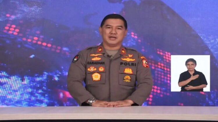 Kepala Biro Penerangan Masyarakat (Karopenmas) Divisi Humas Polri Brigjen Pol. Ahmad Ramadhan. (ANTARA/Laily Rahmawaty)