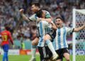 Dikonfirmasi PSSI, Timnas Indonesia akan Tantang Argentina 6 Selebrasi pemain Timnas Argentina yang merupakan juara Piala Dunia 2022. (dok. Istimewa)