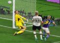 Takuma Asano mencetak gol kedua untuk Jepang dan menaklukkan Jerman di laga Grup E FIFA World Cup Qatar 2022. (Photo by Dean Mouhtaropoulos/Getty Images)