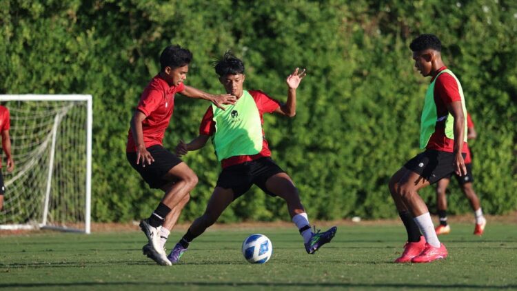 Laga Kedua Lawan Moldova, Timnas U-20 Siap Tempur 1 Latihan pemain Timnas U-20 Indonesia