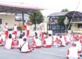 Olahraga bersama Wakapolda Sumbar di Polresta Bukittinggi