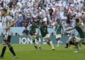 Piala Dunia 2022: Argentina Kalah 2-1 dari Arab Saudi 6 Selebrasi pemain Arab Saudi usai mengalahkan Argentina