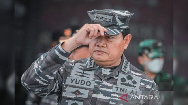 Kepala Staf Angkatan Laut (Kasal) Laksamana TNI Yudo Margono yang diusulkan Presiden Joko Widodo sebagai Panglima TNI menggantikan Jenderal TNI Andika Perkasa. ANTARA/Handout/aa