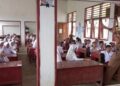 Dalam Rangka Mitigasi, Ratusan Siswa-Guru di Pasbar Dilatih Simulasi Gempa