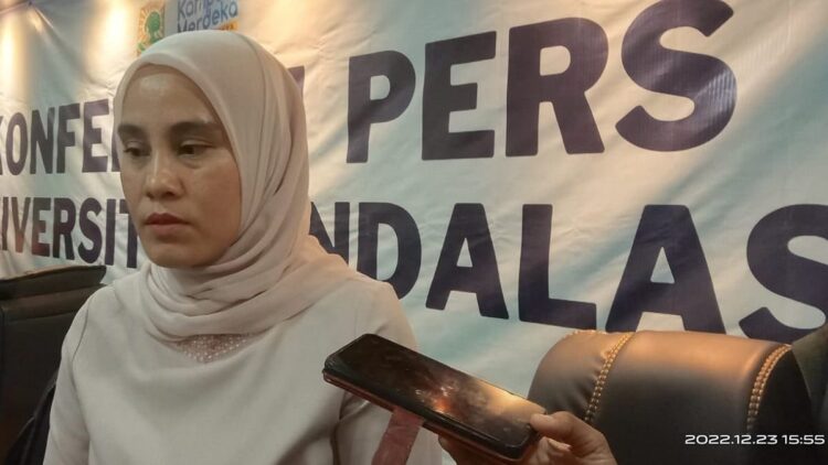 Ketua Pencegahan dan Penanganan Kekerasan Seksual (PPKS) Unand, Rika Susanti