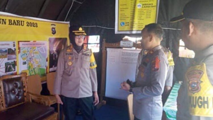 Plt Kapolresta Bukittinggi cek pos pam